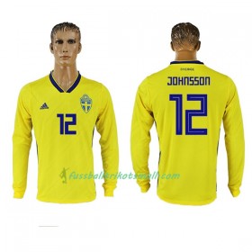 Fußballtrikots Schweden Johnsson 12 WM 2018 Langarm Heimtrikotsatz kaufen